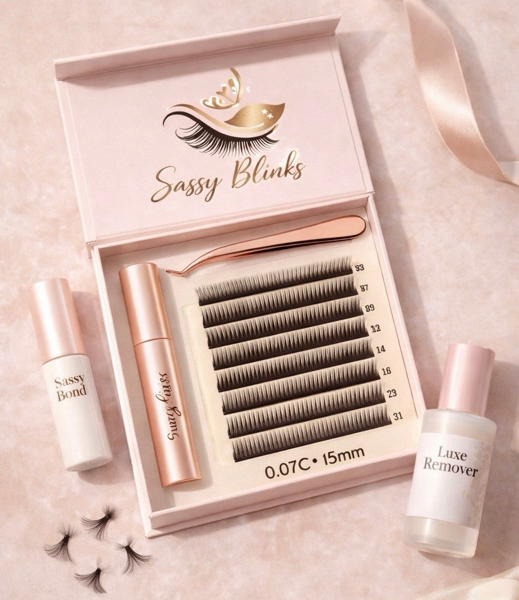 Wispy Luxe Cluster Lash kit